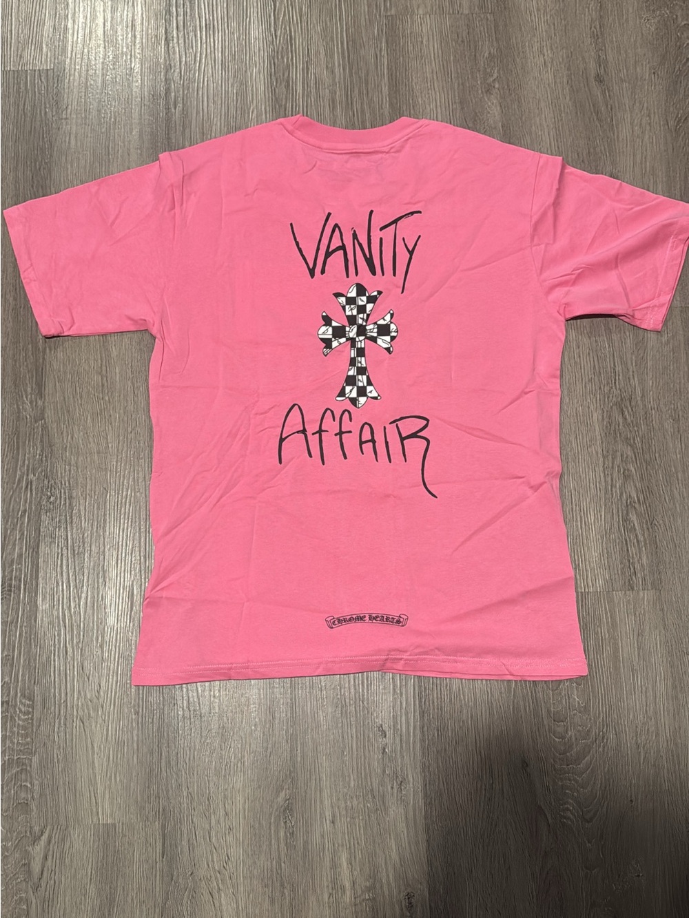 Pink Chrome Heart Shirt